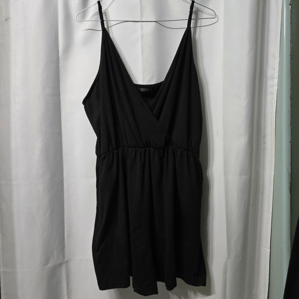 🖤 black shorts romper 🖤